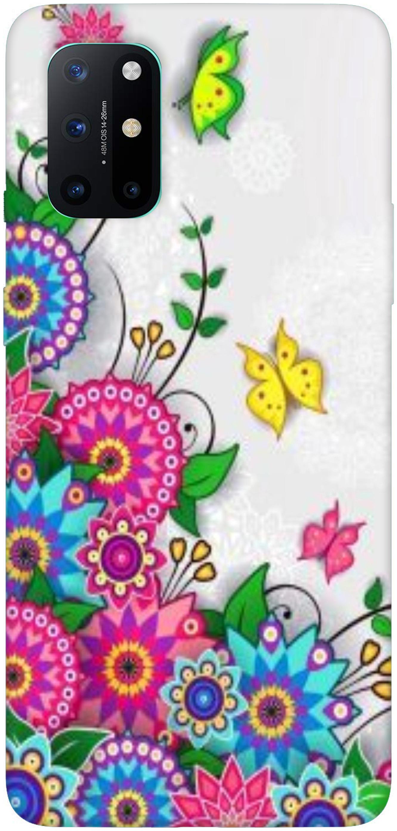 

Deal Delight Mobile Printed Designer Soft Back Cover For Oneplus 8t Multi