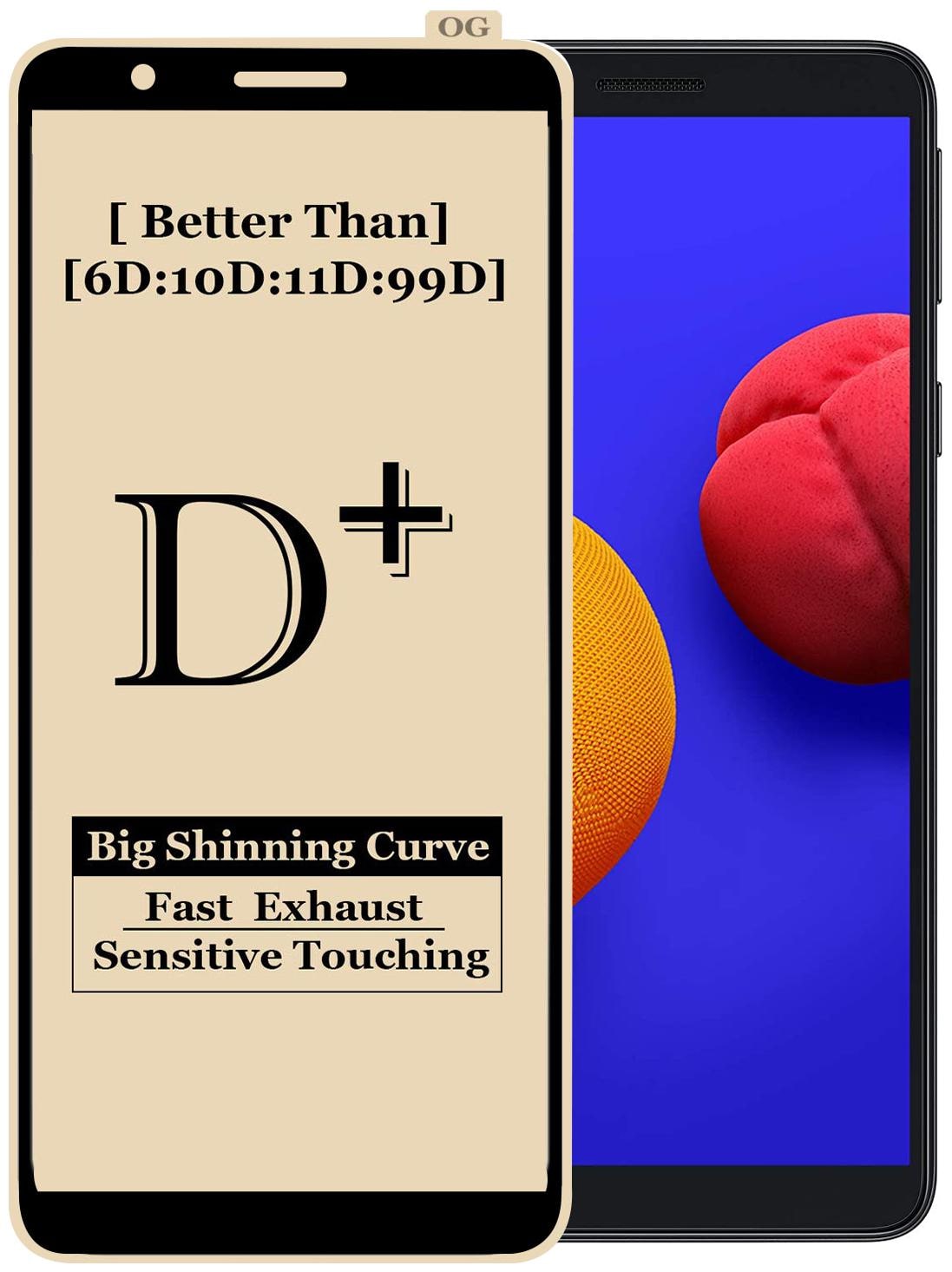 

DealClues Samsung Galaxy A01 Core Edge to Edge Full Glue 11D Tempered Glass with 9H Hardness Black