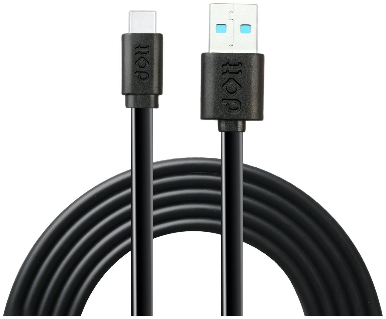 

dott Data Charging Type-C Cable ( 1 m Black )