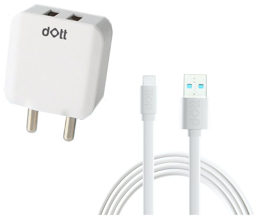 

dott Wall Charger Cable Wall Charger - 2 USB Ports