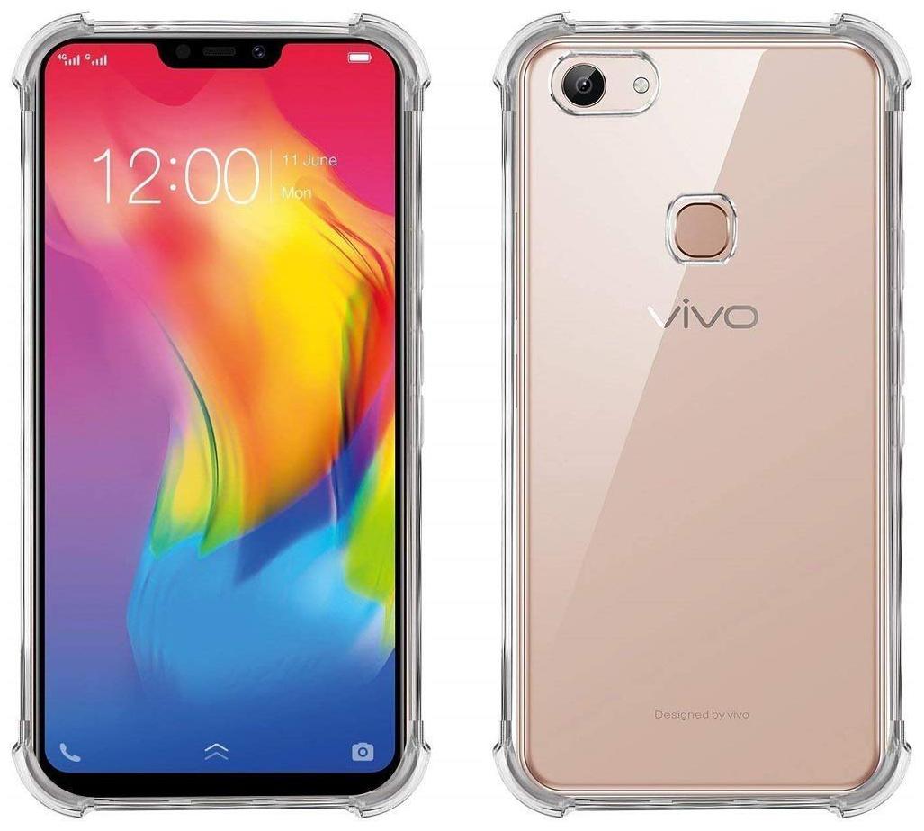 

DRUTHERS Silicone Bumper Case For VIVO Y81 ( Transparent )