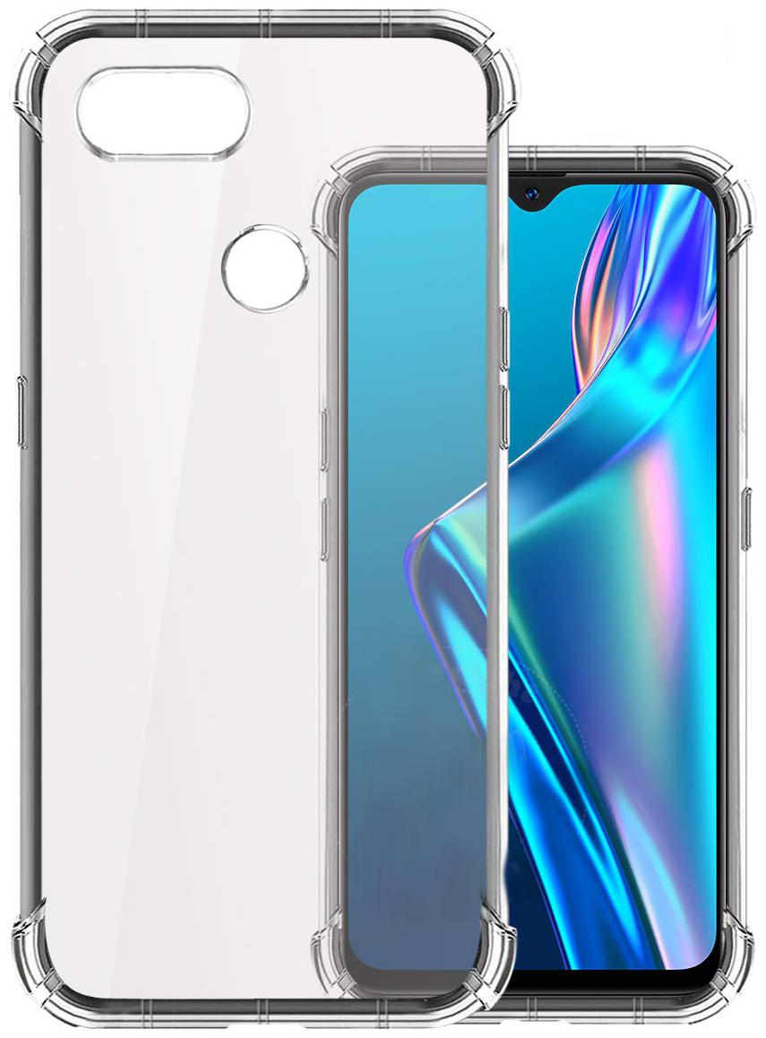 

DRUTHERS Silicone Bumper Case For Oppo A5s (AX5s) ( Transparent )