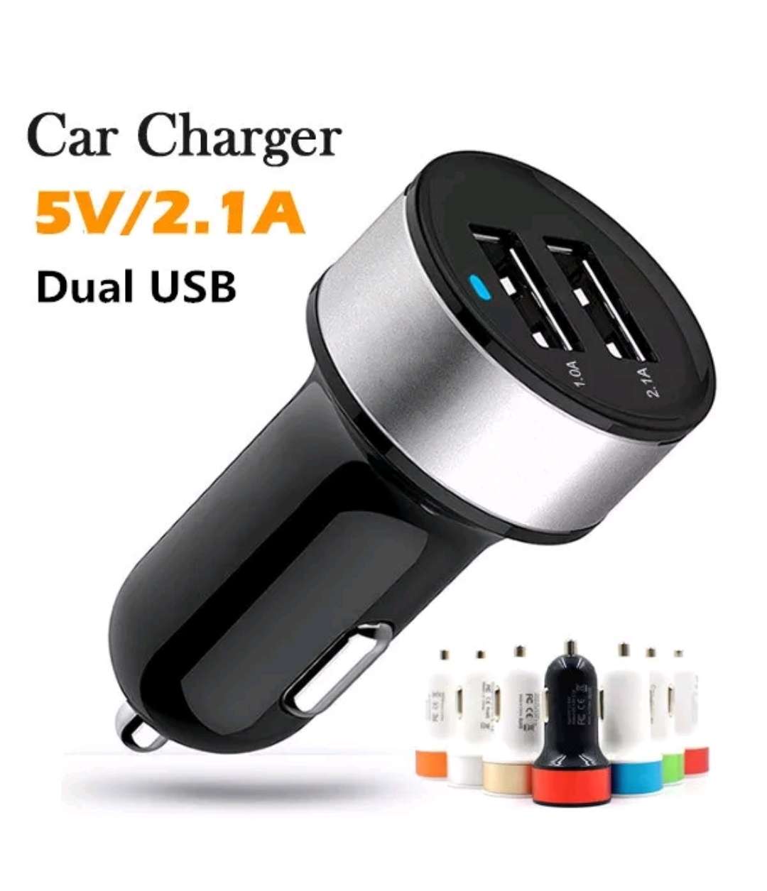 

Dual USB 2-port DC Car Charger 2 1A Adapter for Samsung Galaxy Applies iPhone K