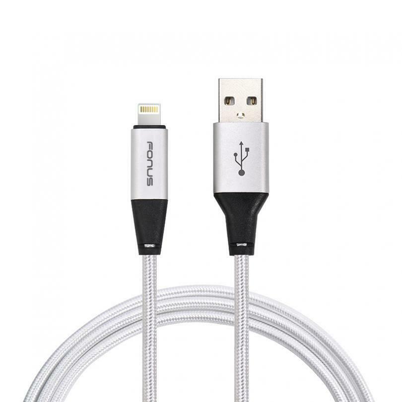 

DURABLE SHIELD BRAIDED 6FT LONG USB CABLE WIRE SYNC POWER for IPHONE IPAD IPODS
