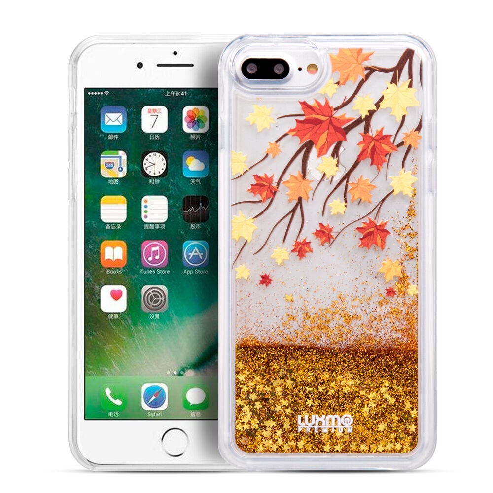 

Dynamic Liquid Glitter Quicksand Clear Back Case Cover For iPhone 6 6s 7 8 Plus