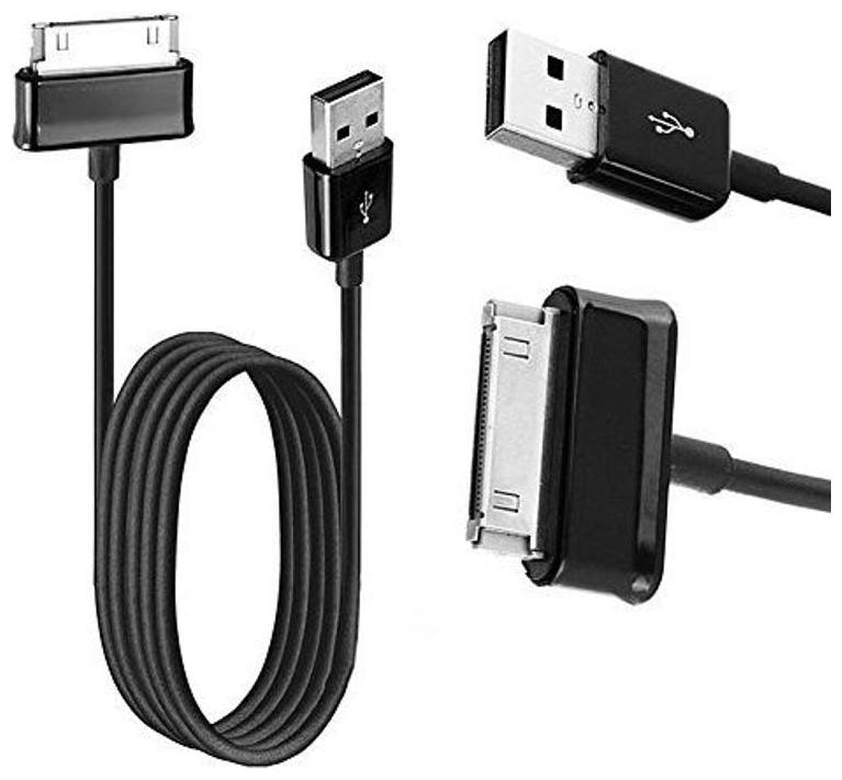 

eCosmos (TM) 30 Pin USB Sync Cable For Samsung Galaxy Tab 1 2 3 (Black)