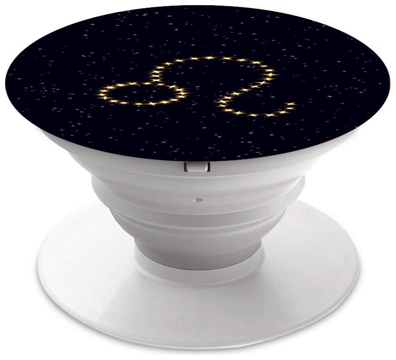 

Emble Designer Pop Socket Shining Star In Black Background Case