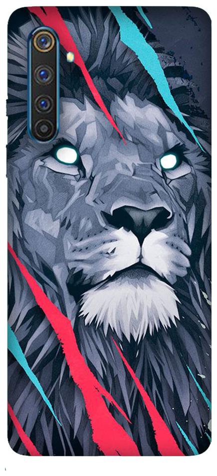 

Emble Designer Hard Case Cover For Realme 6 Pro Danger lion Case