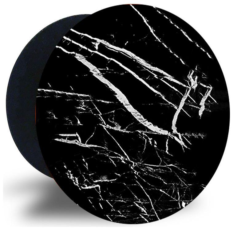 

Emble Designer Pop Socket Black Crack Marble