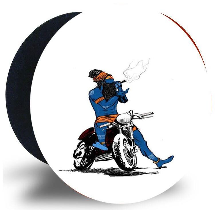 

Emble Designer Pop Socket Marijuana With Bike