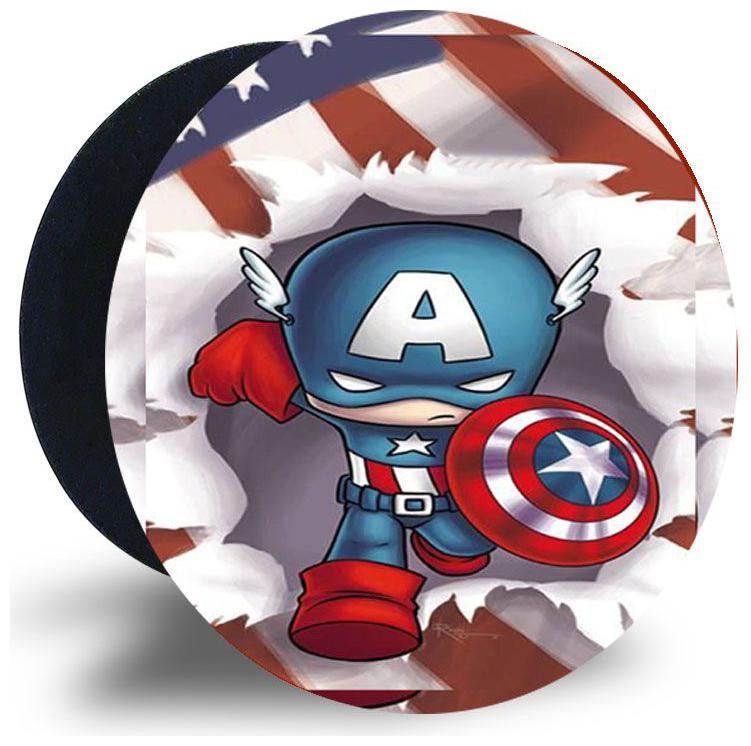 

Emble Designer Pop Socket Cartoon in America Flag Case