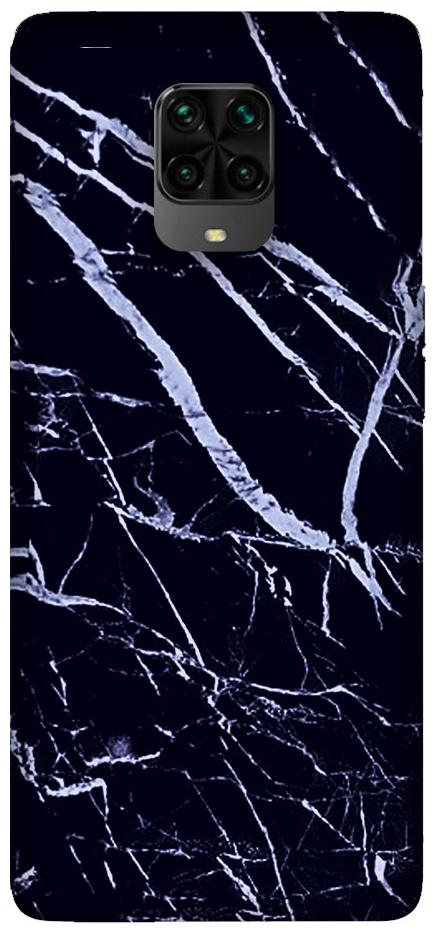 

Emble Designer Hard Case Cover For Redmi Note 9 Pro 9 Pro Max Poco M2 Pro Blue Crack Marble case
