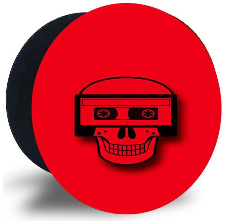 

Emble Designer Pop Socket Red skull