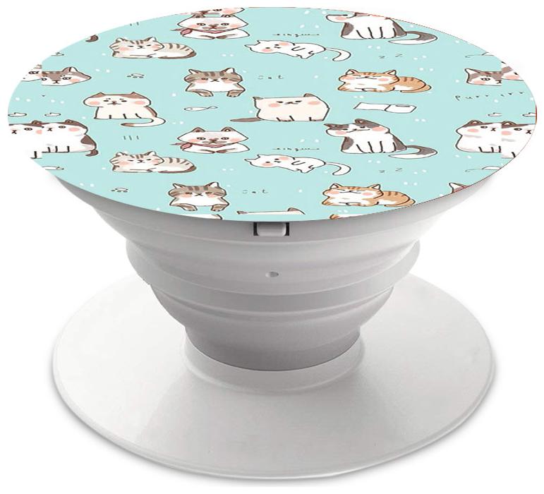 

Emble Designer Pop Socket Cute multi Cat case