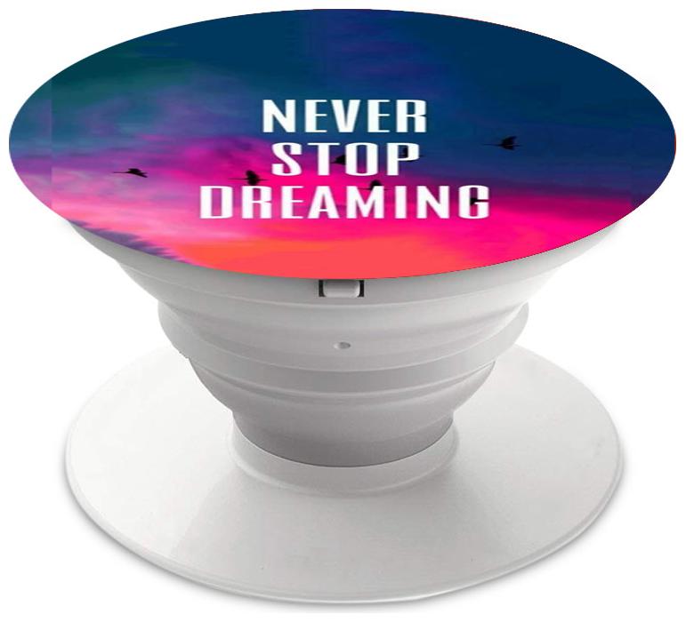 

Emble Designer Pop Socket Never Dream Case