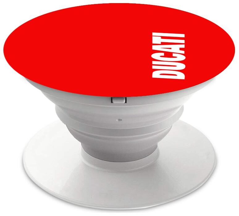 

Emble Designer Pop Socket Simple red case with text