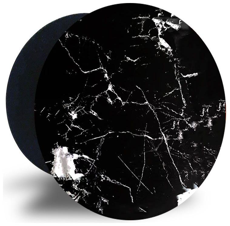 

Emble Designer Pop Socket Shining Black Marble