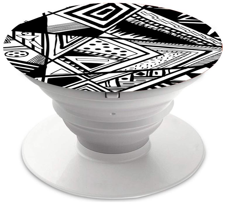 

Emble Designer Pop Socket Black design Art