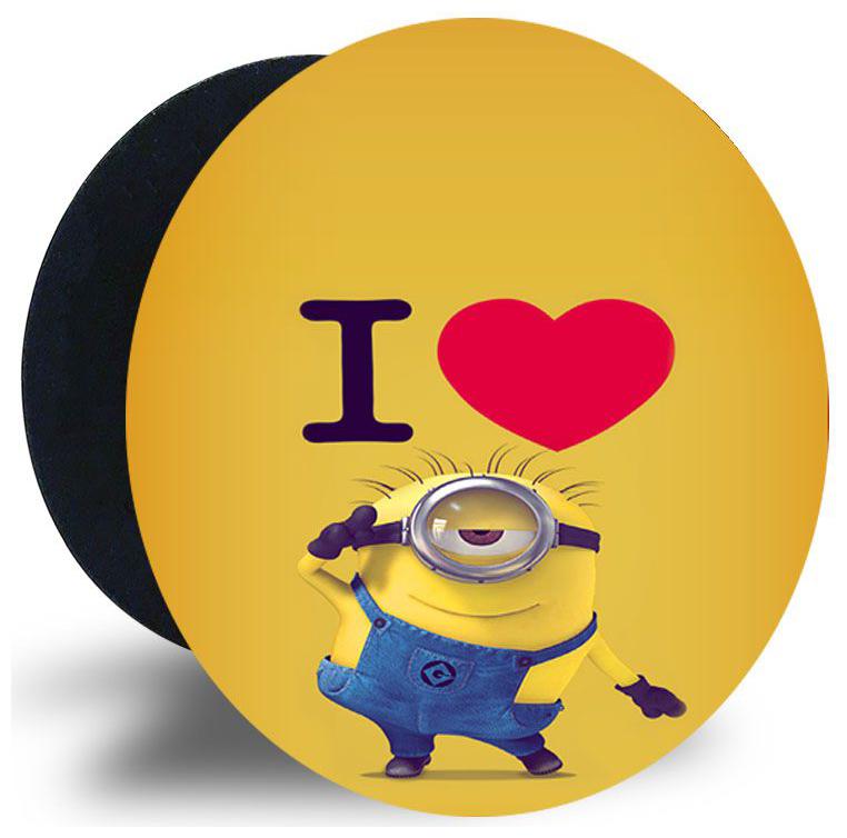 

Emble Designer Pop Socket Cartoon In Denim Dress
