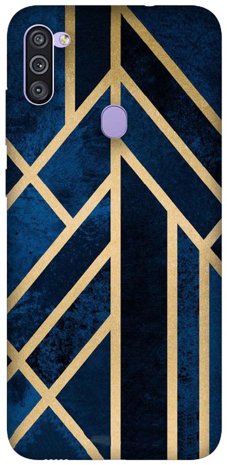 

Emble Designer Hard Case Cover For Samsung Galaxy M11 Yellow Lines In Beautiful Background