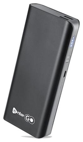 

Enter Go 10000 mAh Portable Fast Charging Power Bank - Black