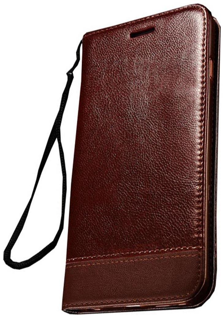 Excelsior Wallet Flip Cover For Samsung Galaxy S7 Edge Brown