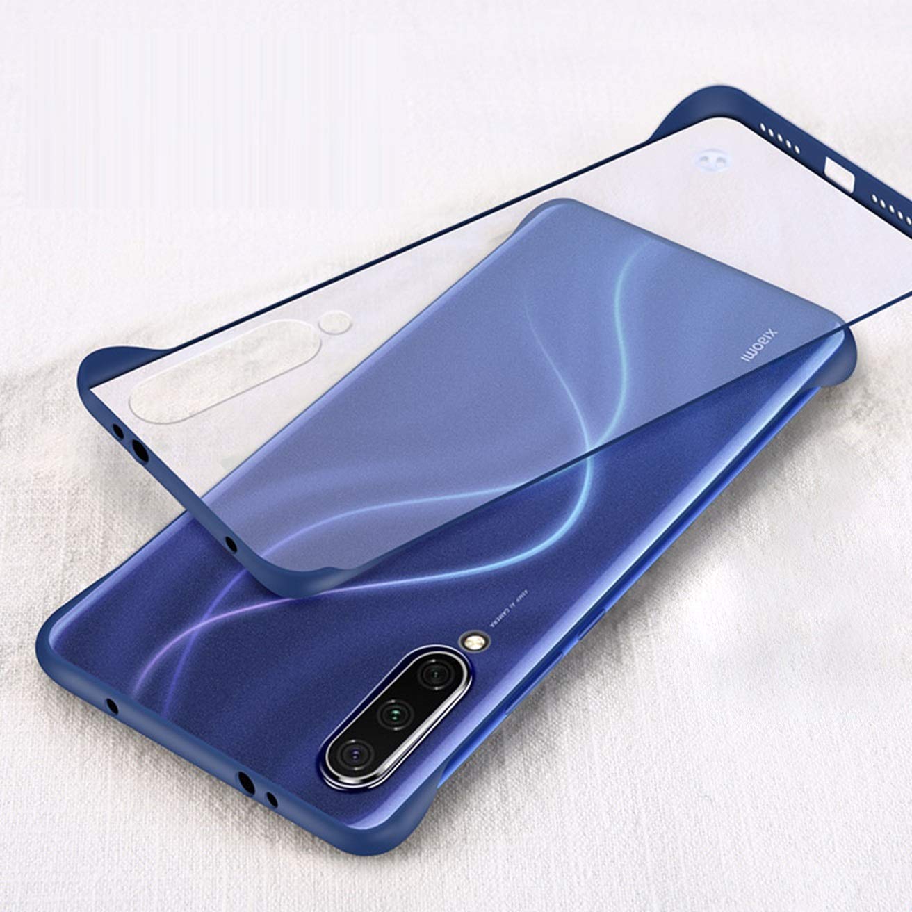 

EXOTIC FLOURISH Polycarbonate Back Cover For Mi A3 ( Blue )