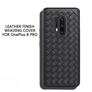 Buy Exotic Flourish Ultra Slim Leather Finish Weaving Cover For Oneplus 8 Pro Black Online At Low Prices In India Paytmmall Com