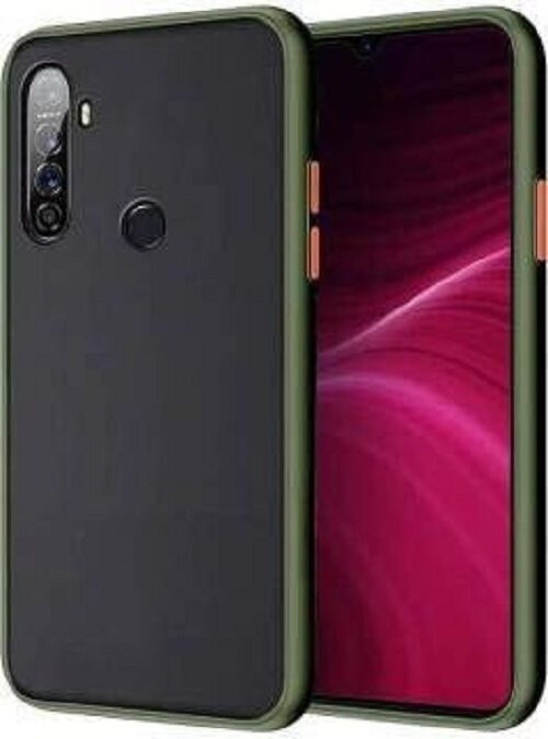 

EXOTIC FLOURISH Back Cover For Realme 5i Green Color