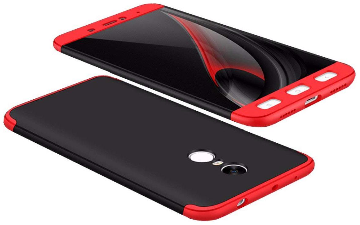 

EXOTIC FLOURISH Polycarbonate Hard Back Cover For Redmi Note 5 ( Black Red )