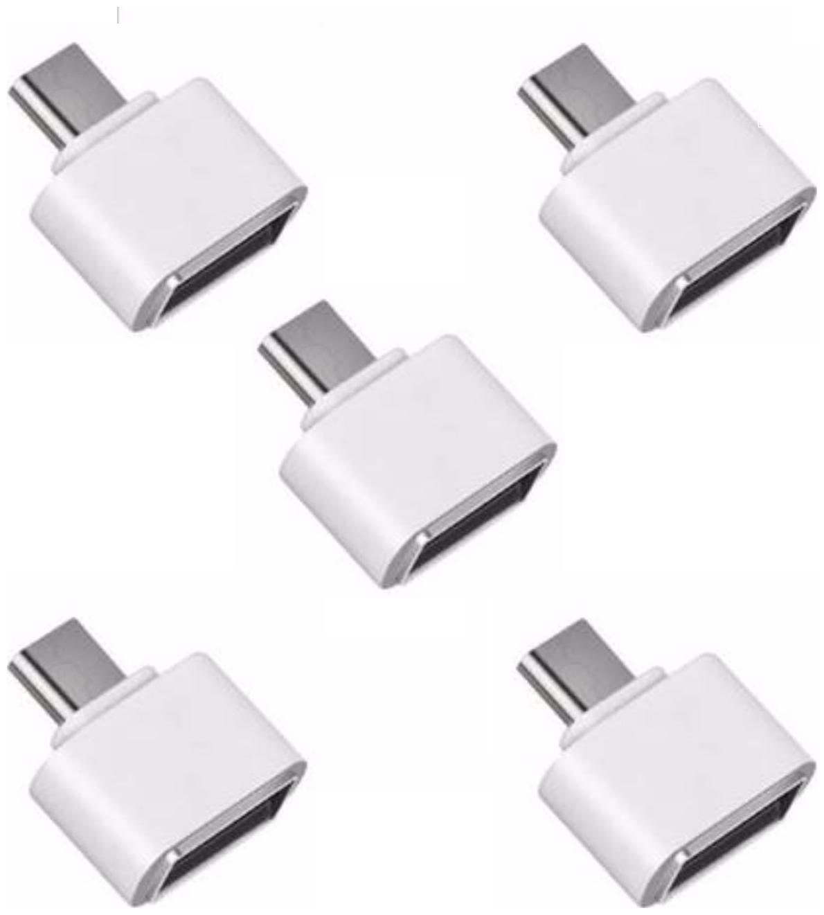 

FEDUS OTG Cable Micro USB to USB OTG Cable On The Go OTG Cables Connector Adapter For Android Mobiles phone and Tablet - White
