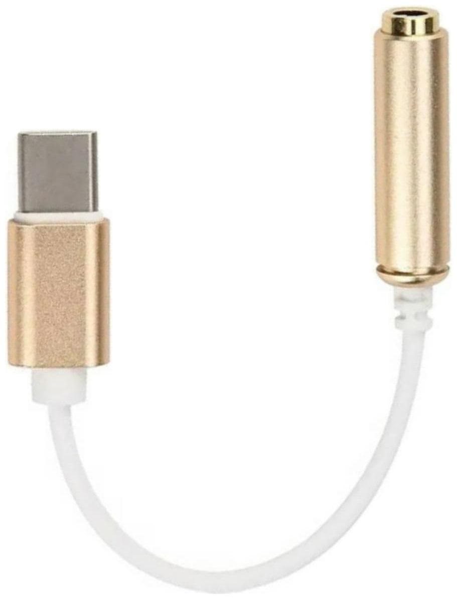 

Fedus Type C to 3 5mm stereo Audio Jack Metal Converter Adapter Convertor Cable for For all Type C Supported Smartphones BLACK