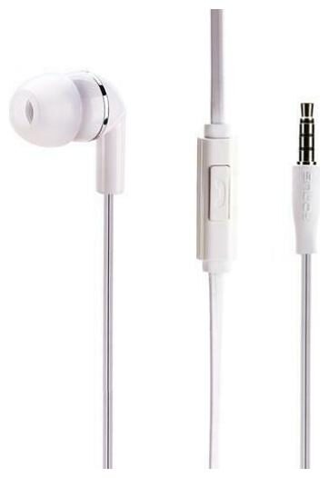 

FLAT WIRED HEADSET MONO HANDS-FREE EARPHONE W MIC SINGLE W7U for PHONE TABLETS