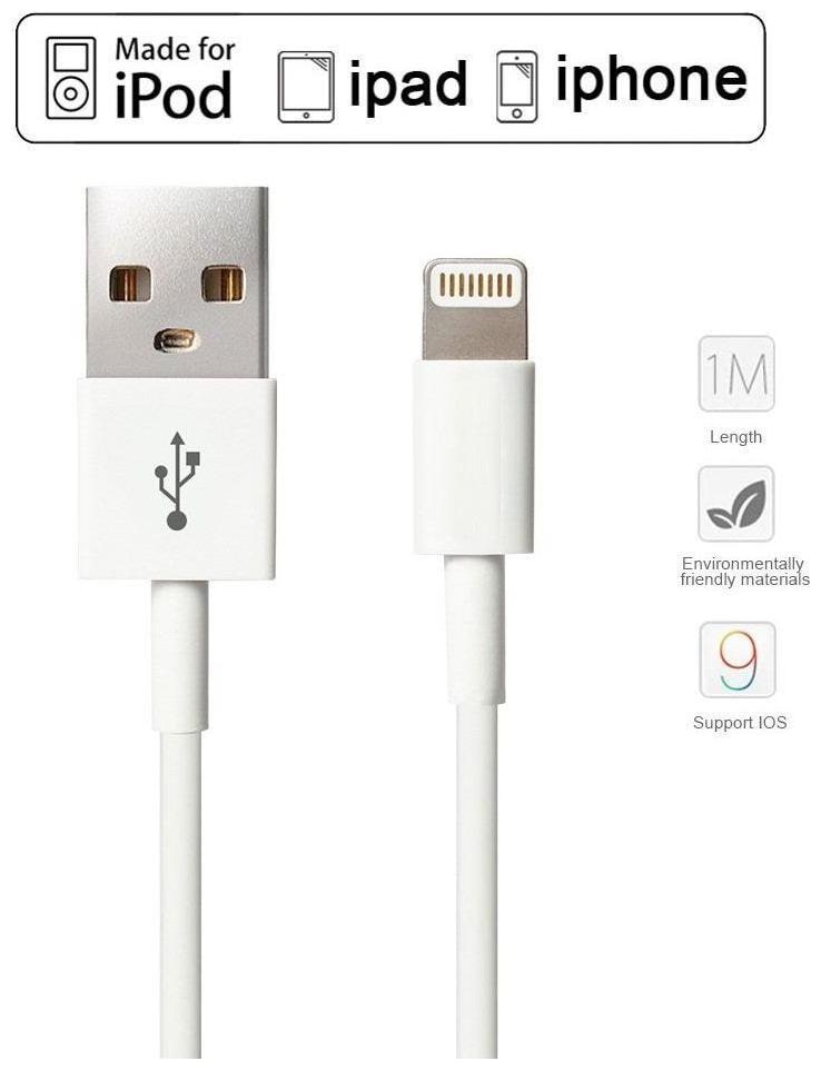 

Fleejost USB Charging Cable For iphone 5 5c 5S 6 iPad Mini iPod Touch 5G new iPad and iPad Air 1 m