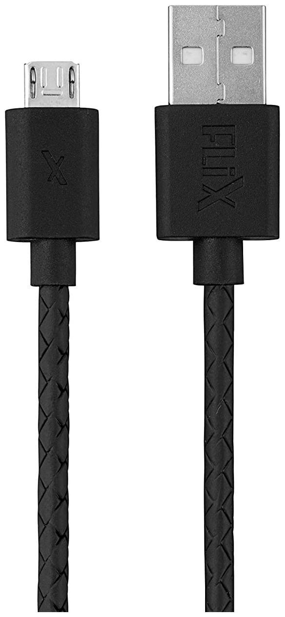 

Flix Data Charging Micro USB Cable ( 1 m Black )