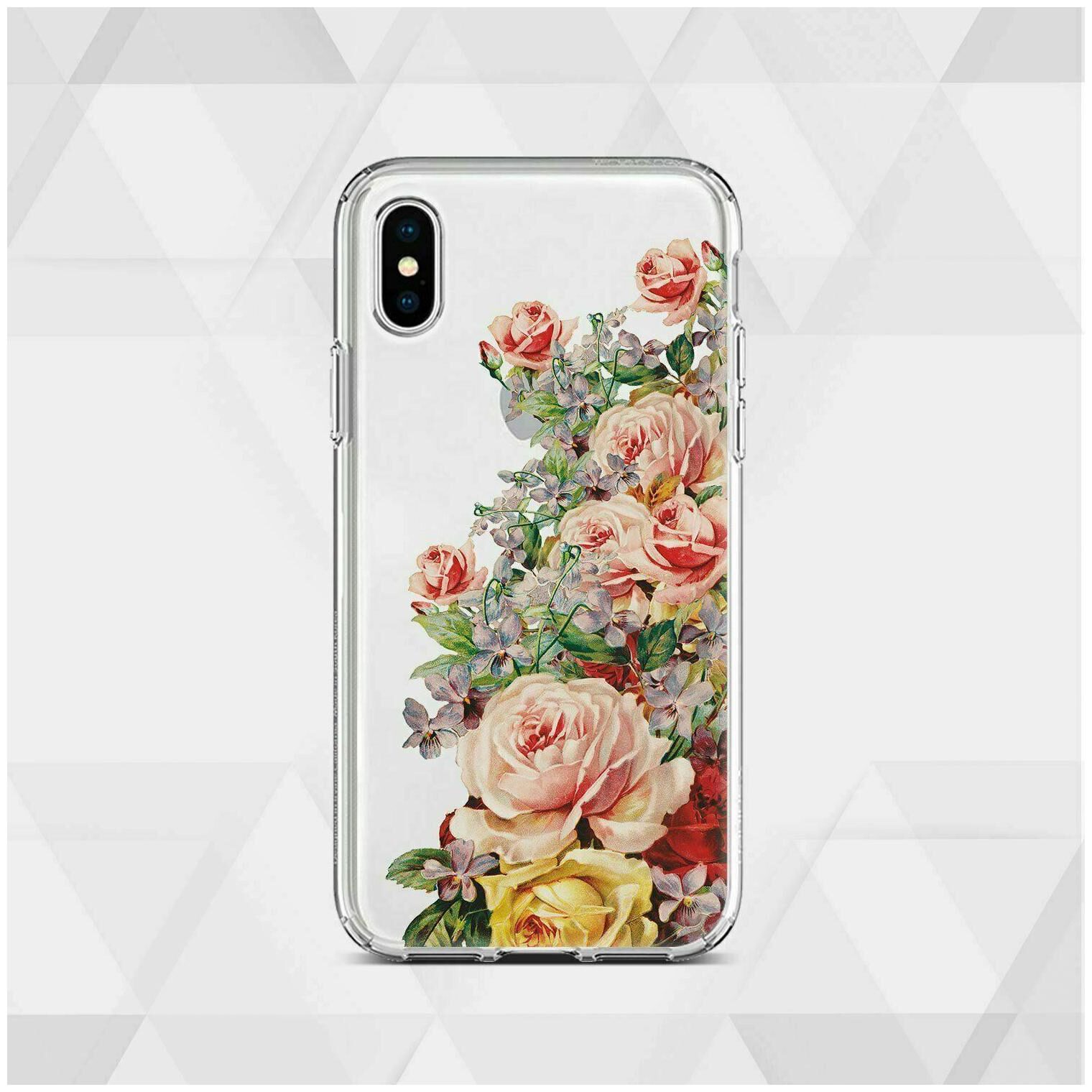 

Floral iPhone 11 XR 7 8 Plus 6 6s Cover Flowers iPhone XS Max X Case Cute 12 SE