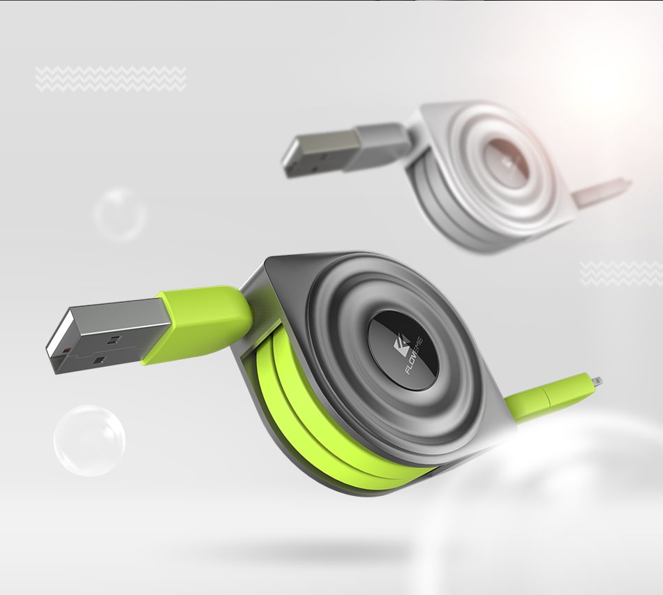 

FLOVEME 2 in 1 Cable ( USB Cable Micro USB Cable ) for Apple and Android Devices with Fast Charging