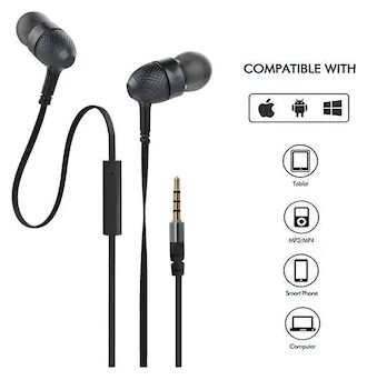 

FLYBEAT M 521 In-Ear Wired Headphone ( Black )