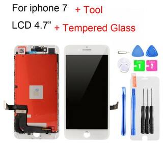 Buy For Iphone 7 4 7 A1660 A1778 A1779 Lcd Touch Digitizer Screen