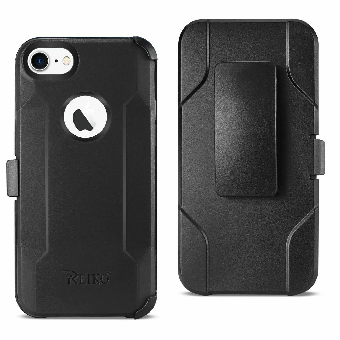 

For iPhone 7 8 6s Plus Rugged Heavy Duty Shockproof Case with Holster Belt Clip