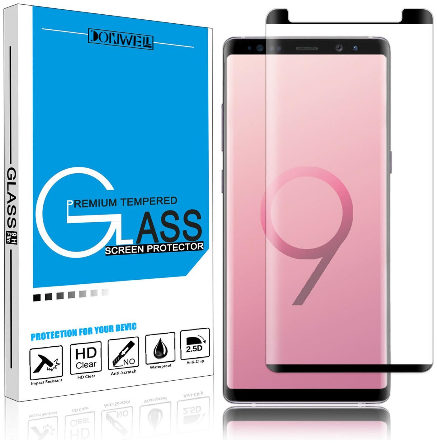 

For Samsung Galaxy Note10 9 8 S9 S10 Plus 3D Full Cover Glass Screen Protector