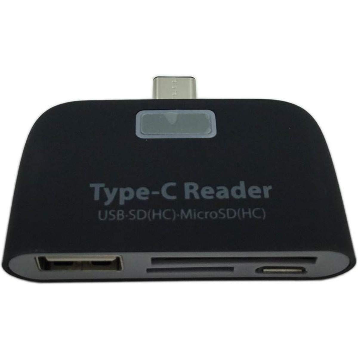 

GadgetX 4-in-1 Type C-USB OTG TF SD Smart Card Reader Adapter Black