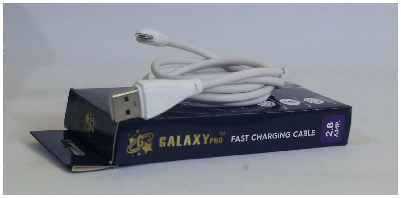 

GALAXY PRO Data Charging Micro USB Cable ( 1 m White )