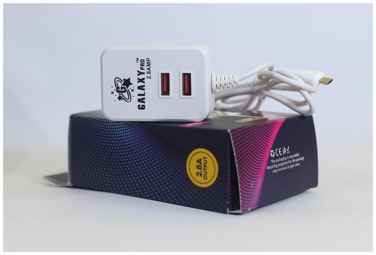 

GALAXY PRO Multi Pin Charger - 2 USB Ports