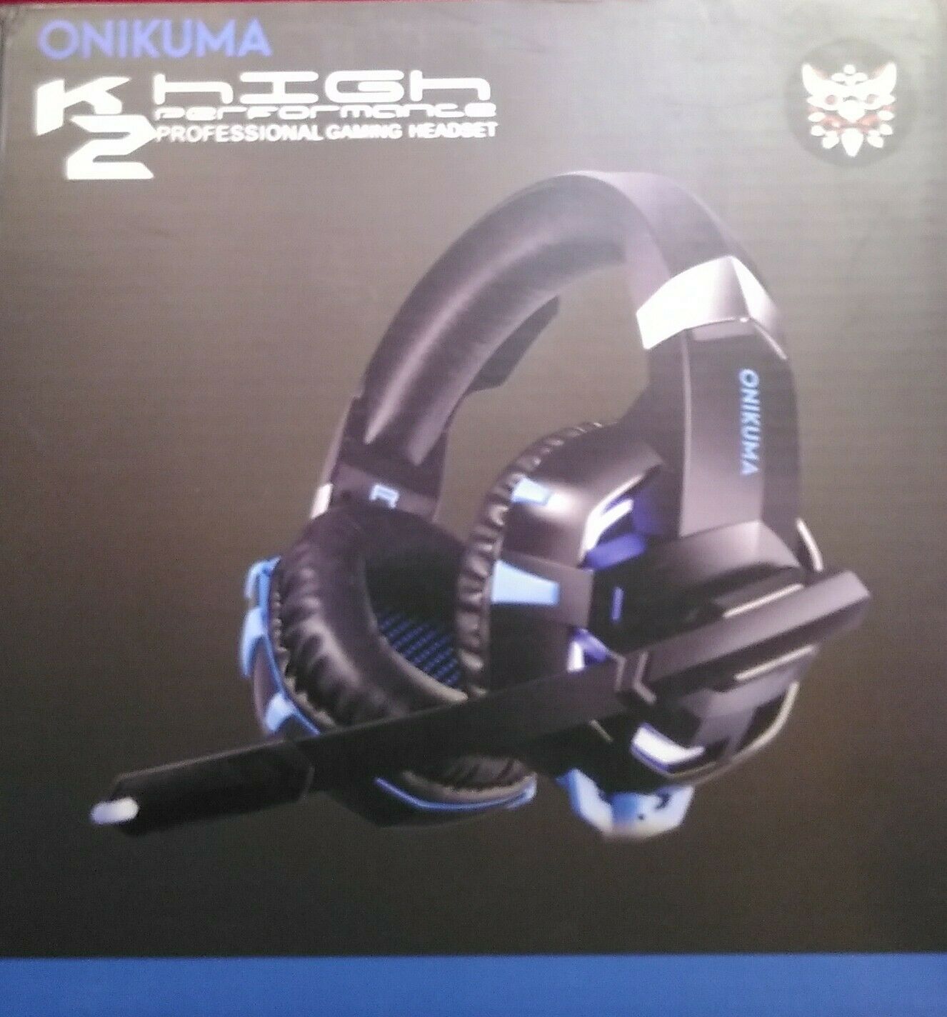

Gaming Headset Over Ear for PS4 XBox One New Blue Black
