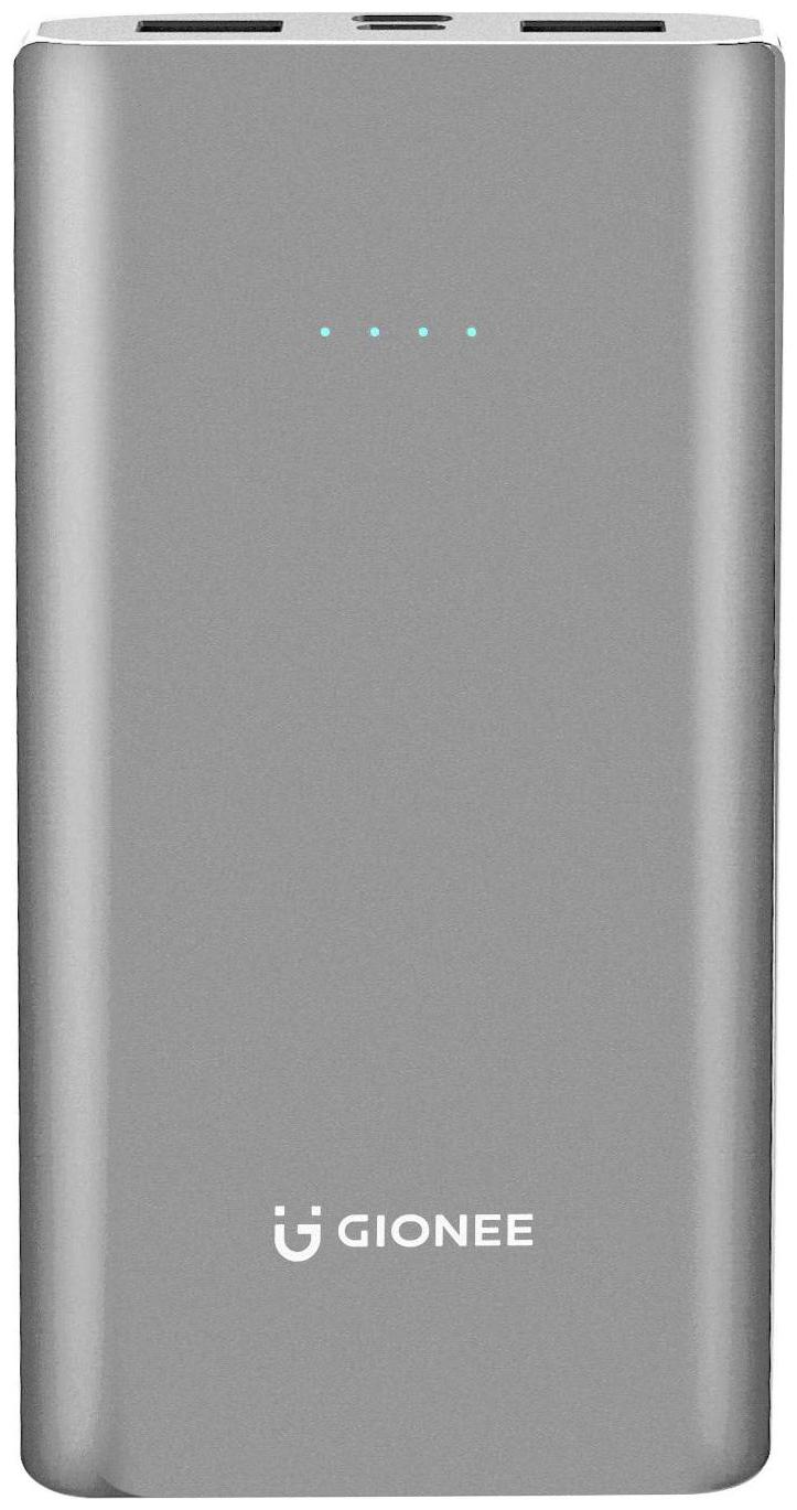 

Gionee power bank Slim Metallic Grey Color