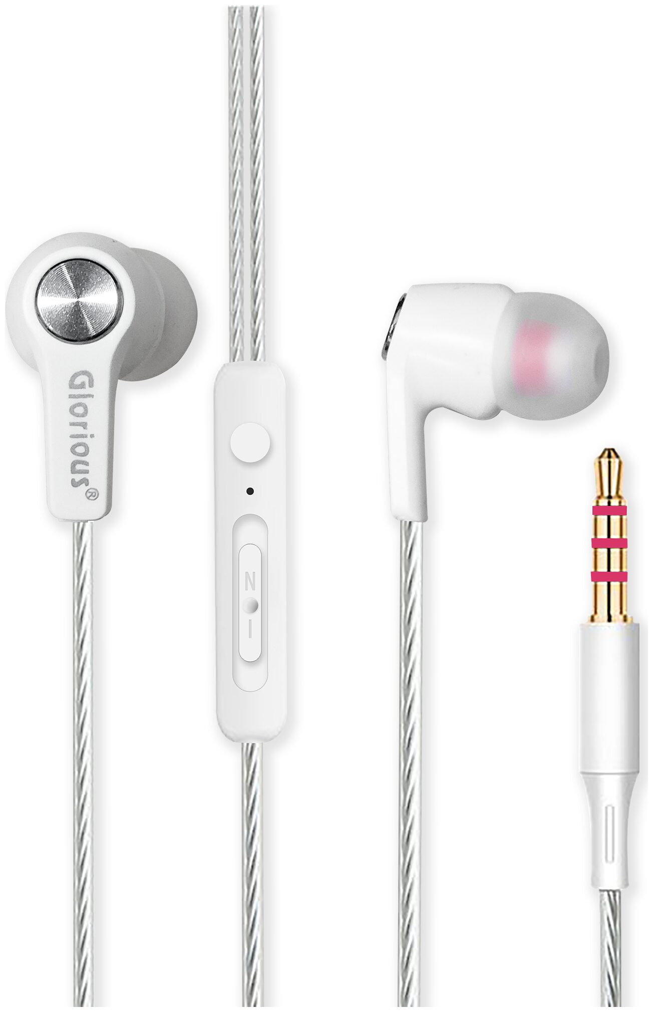 

Glorious GL-193 In-Ear Wired Headphone ( White )