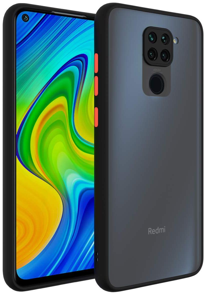 

Gohaps Aramid Fiber Back Cover For Redmi Note 9 ( Black )