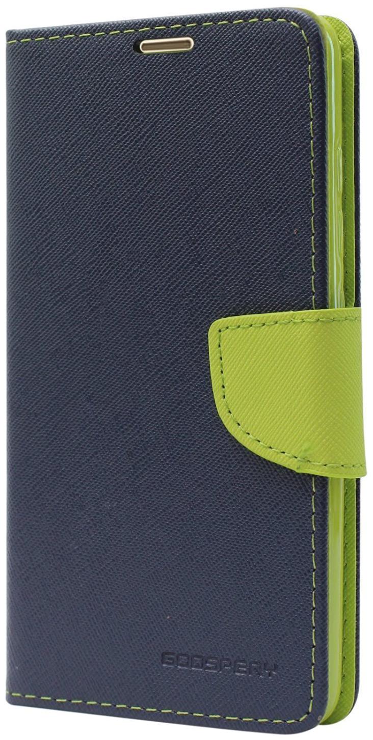 

Gohaps Faux Leather Flip Cover For Mi Redmi Note 5 ( Blue )