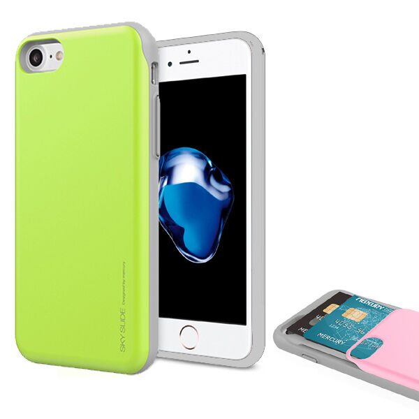 

GOOSPERY Anti-shock Matte Dual Slide 2-Card Bumper Case for iPhone 11 XR 8 Plus